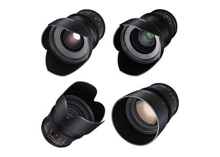 Kit lentes Rokinon 24mm, 50mm, 35mm, 85mm T1.5